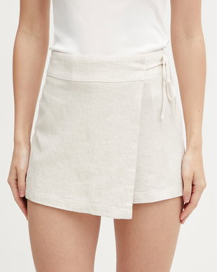 Tommy Jeans fustă-pantalon pentru femei, cu in