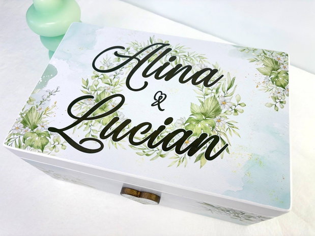 Cutie Amintiri - Dar de Nuntă - Boho Green Flora