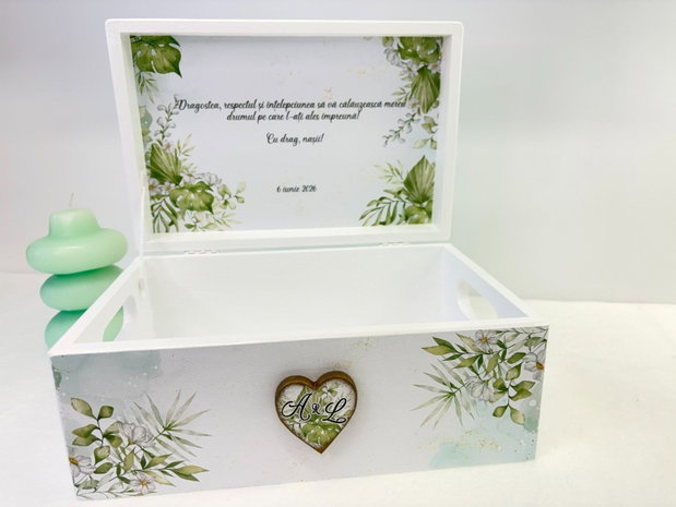 Cutie Amintiri - Dar de Nuntă - Boho Green Flora