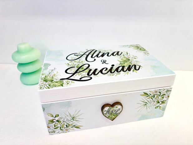 Cutie Amintiri - Dar de Nuntă - Boho Green Flora