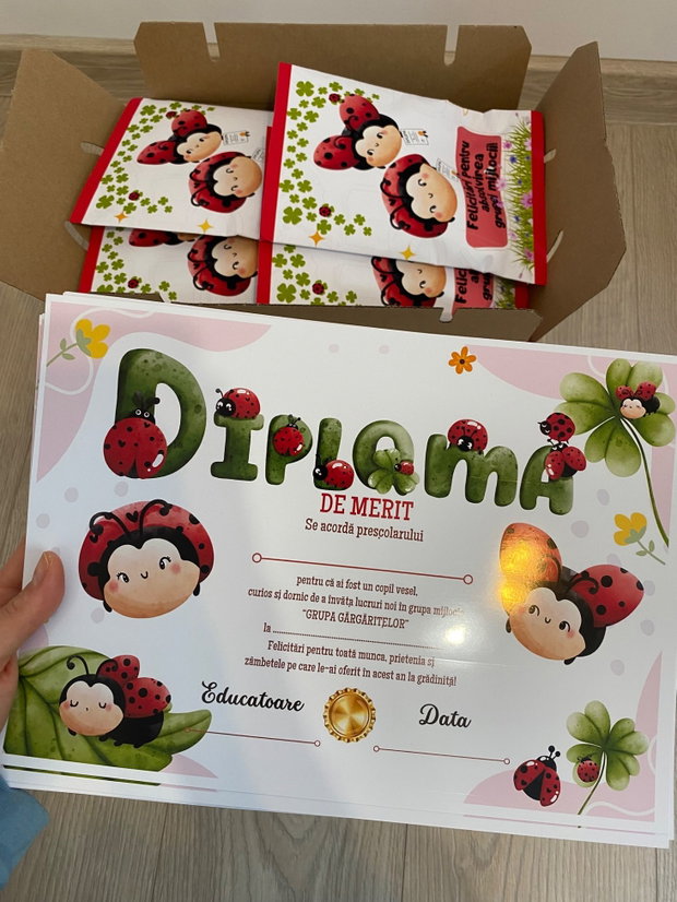 Punga surpriza absolvire gradinita si scoala