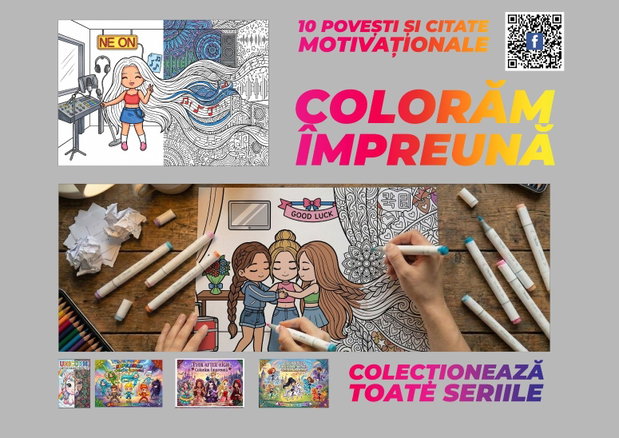 Carte de colorat duo - HUNTR/X: Colorăm Împreună
