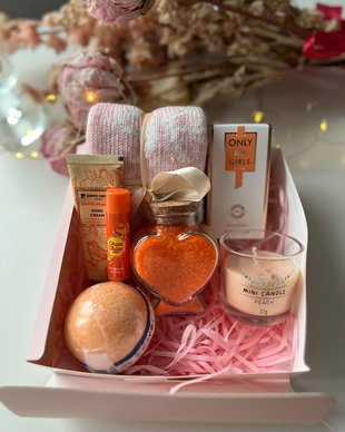Set cadou feminin Sweet Peach  cutie cadou pentru ea