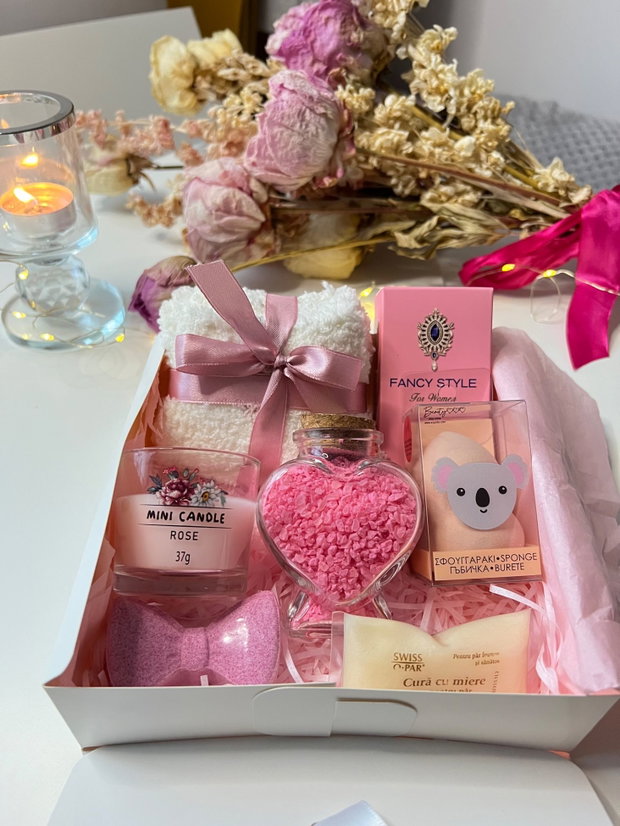 Set cadou Rose Grace cutie cadou feminină și elegantă