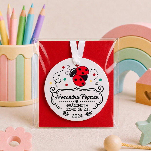 Medalii gradinita si scoala, personalizate cu nume, pictate manual