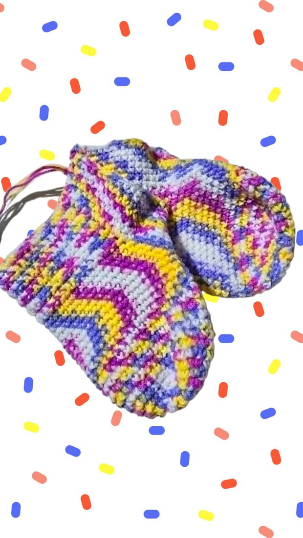 Botosei Croșetați Confetti Color pentru Bebeluși