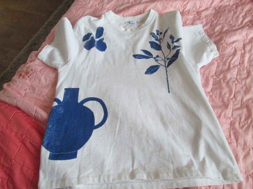 tricou alb Zara S