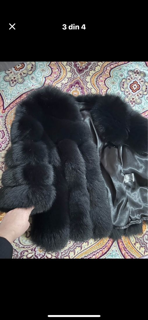 Haină de blană naturală