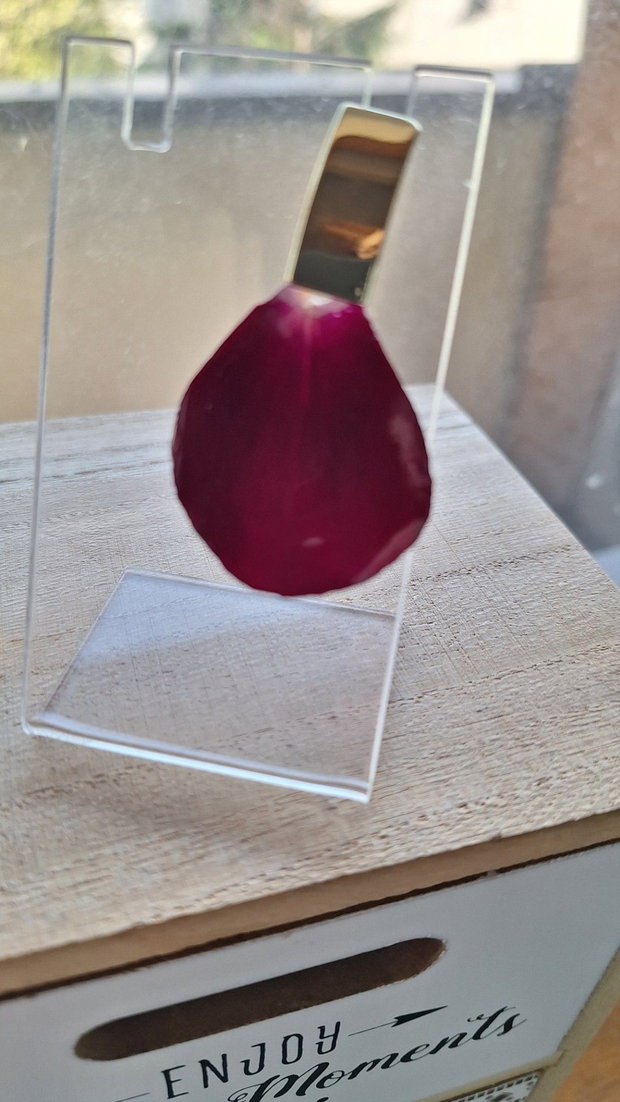 Cercei Burgundy Petale Naturale de Trandafir