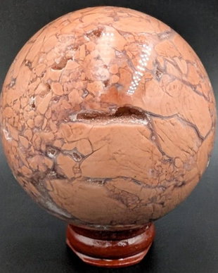 Agat Pink Petal - Sfera piatra semipretioasa