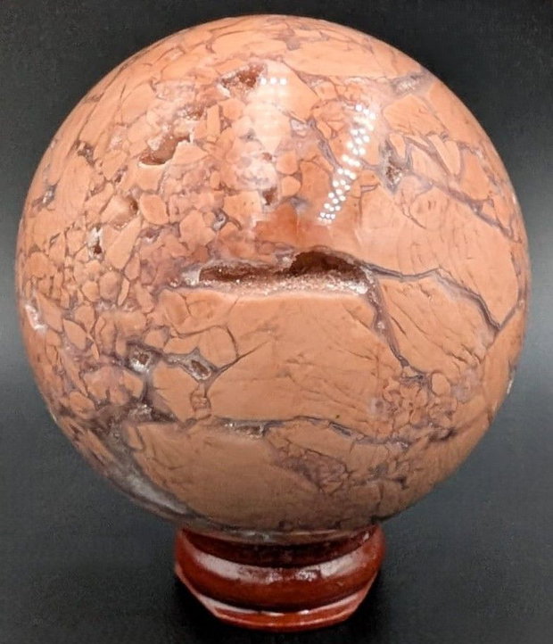 Agat Pink Petal - Sfera piatra semipretioasa