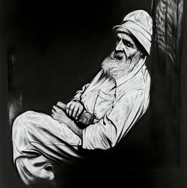 Tablou portret Constantin Brancusi