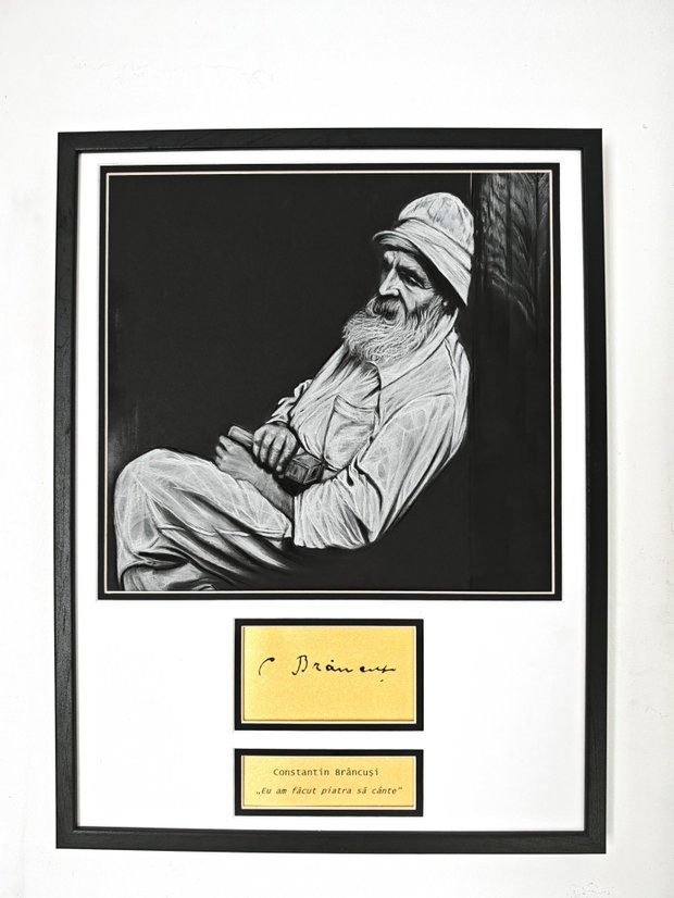 Tablou portret Constantin Brancusi