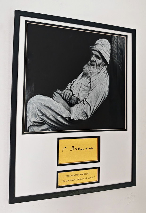 Tablou portret Constantin Brancusi