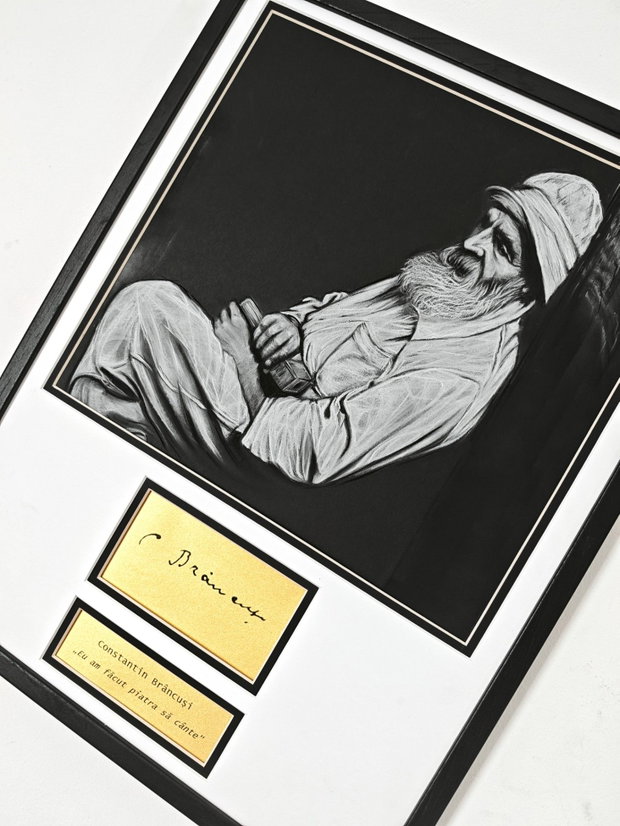 Tablou portret Constantin Brancusi