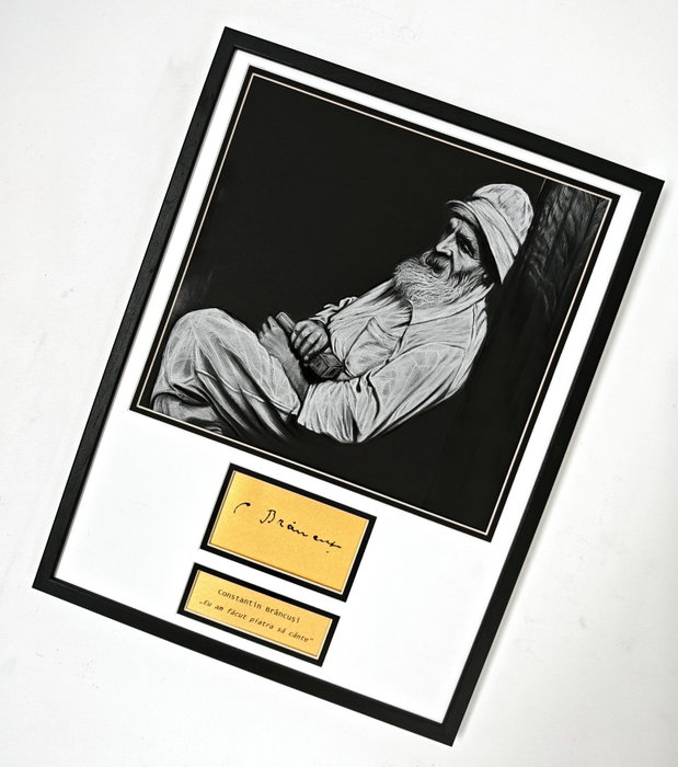 Tablou portret Constantin Brancusi