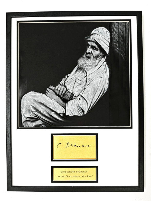 Tablou portret Constantin Brancusi