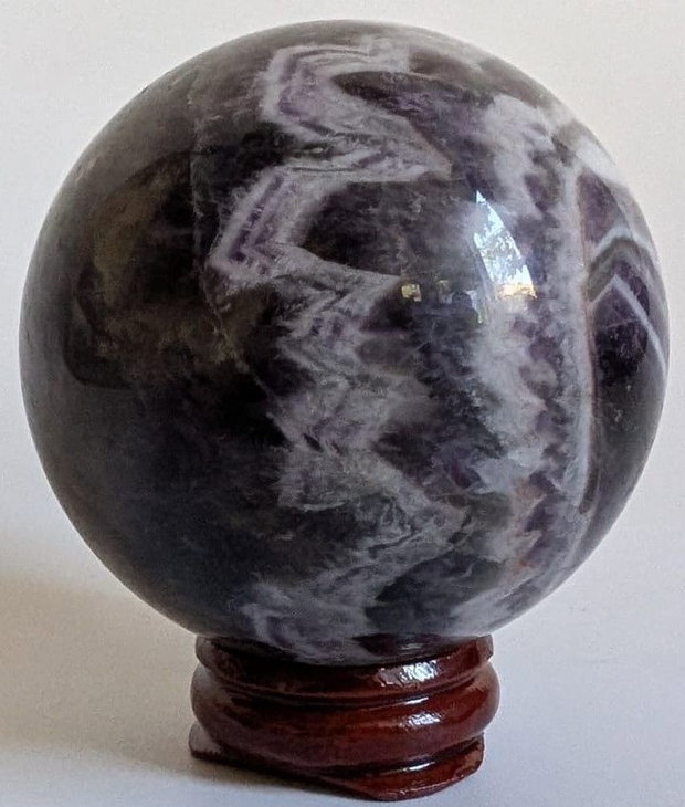 Ametist Dream (Chevron) - Sfera piatra semipretioasa