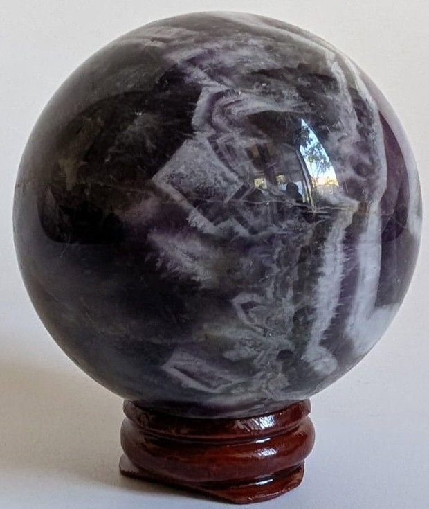 Ametist Dream (Chevron) - Sfera piatra semipretioasa