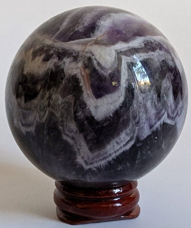 Ametist Dream (Chevron) - Sfera piatra semipretioasa