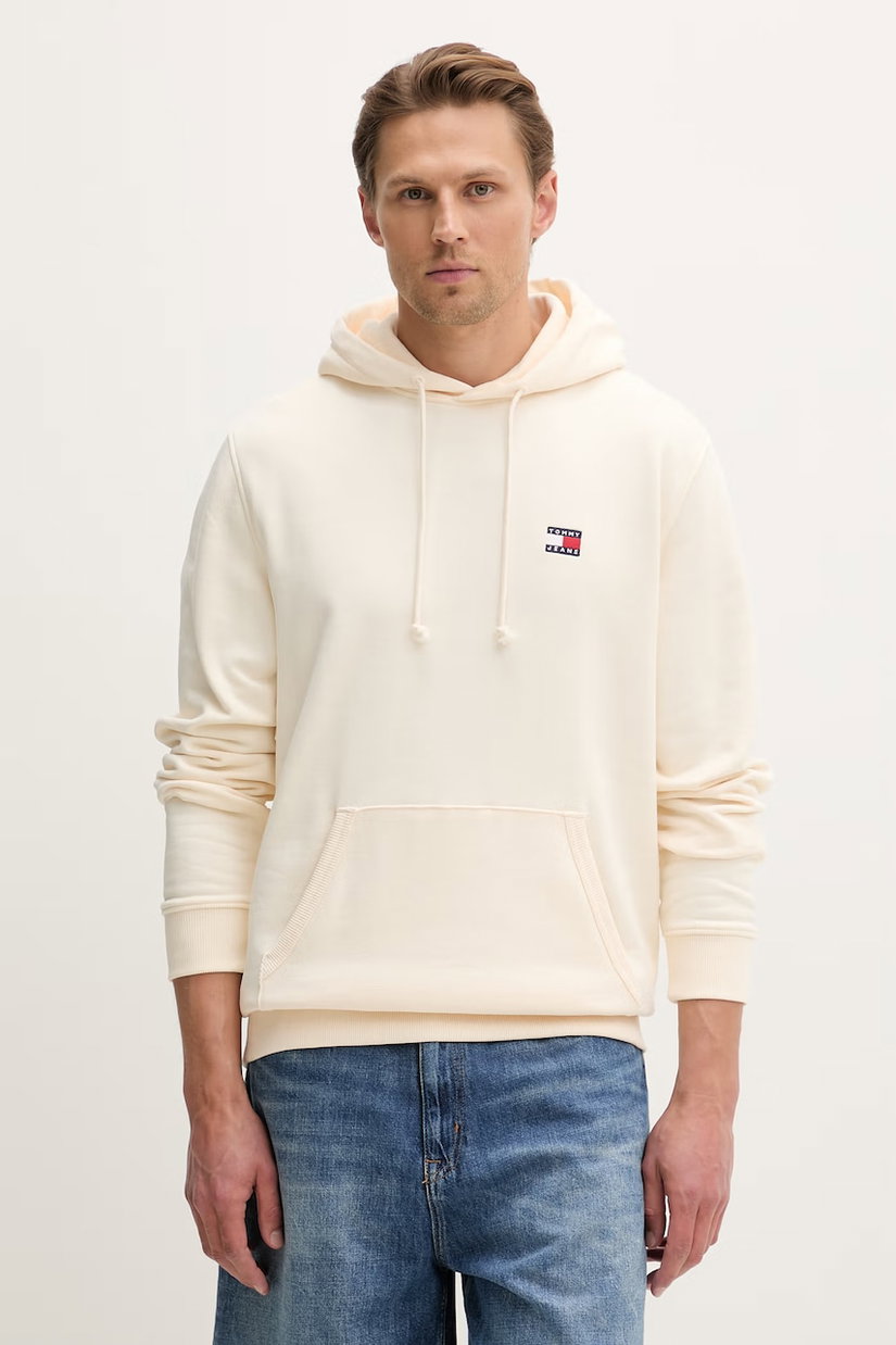 Tommy Jeans hanorac cu glugă pentru bărbați, din bumbac