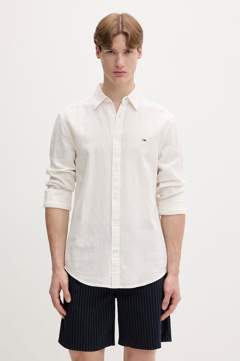 Tommy Jeans cămașă pentru bărbați, cu in