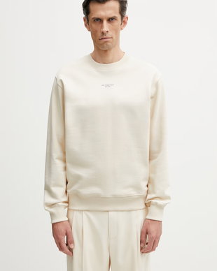 Drôle de Monsieur hanorac pentru bărbați, din bumbac Le Sweatshirt Slogan Classique