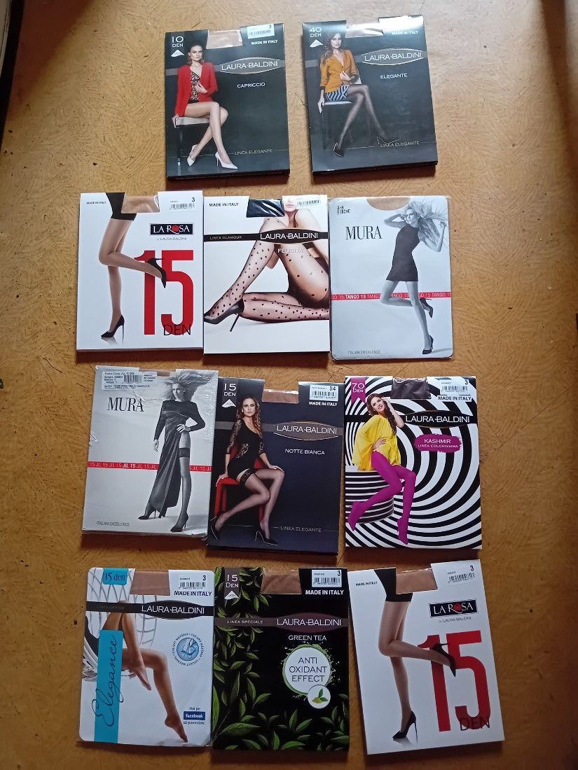 Vand 11 perechi de dresuri femei, toate sunt marimea 3, diverse modele& culori, noi sigilate!