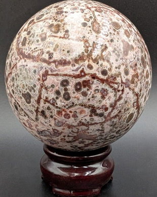 Jasp Leopard - Sfera din piatra semipretioasa
