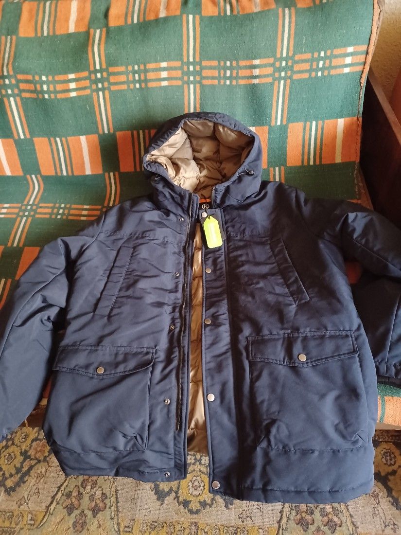 Vand geaca de iarna, groasa barbati, Kenvelo, marimea XL, noua cu eticheta!