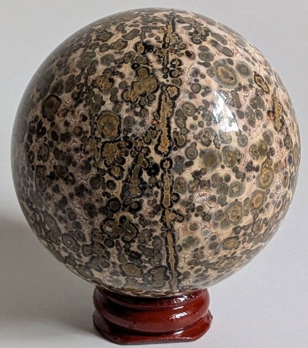 Jasp Leopard - Sfera din piatra semipretioasa
