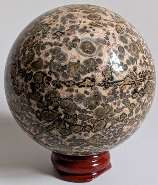 Jasp Leopard - Sfera din piatra semipretioasa
