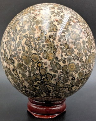 Jasp Leopard - Sfera din piatra semipretioasa