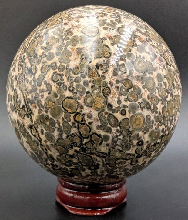 Jasp Leopard - Sfera din piatra semipretioasa
