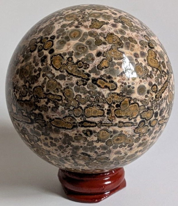 Jasp Leopard - Sfera din piatra semipretioasa