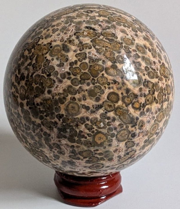 Jasp Leopard - Sfera din piatra semipretioasa