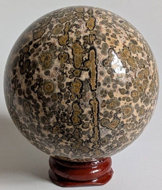 Jasp Leopard - Sfera din piatra semipretioasa