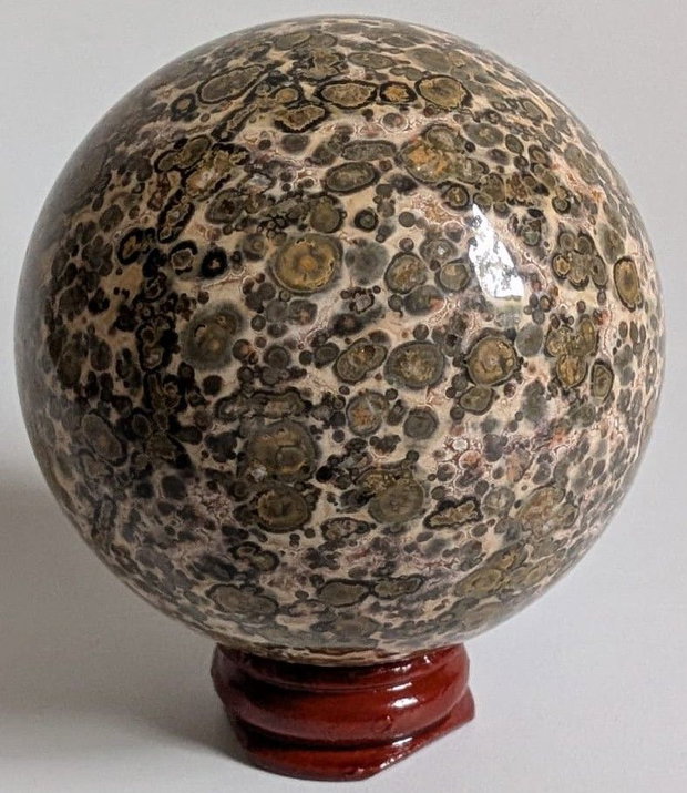 Jasp Leopard - Sfera din piatra semipretioasa