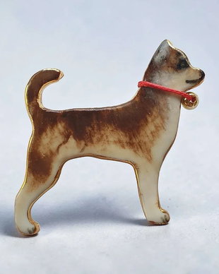 Brosa Chihuahua portelan pictata manual