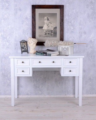 Secretaire din lemn masiv alb