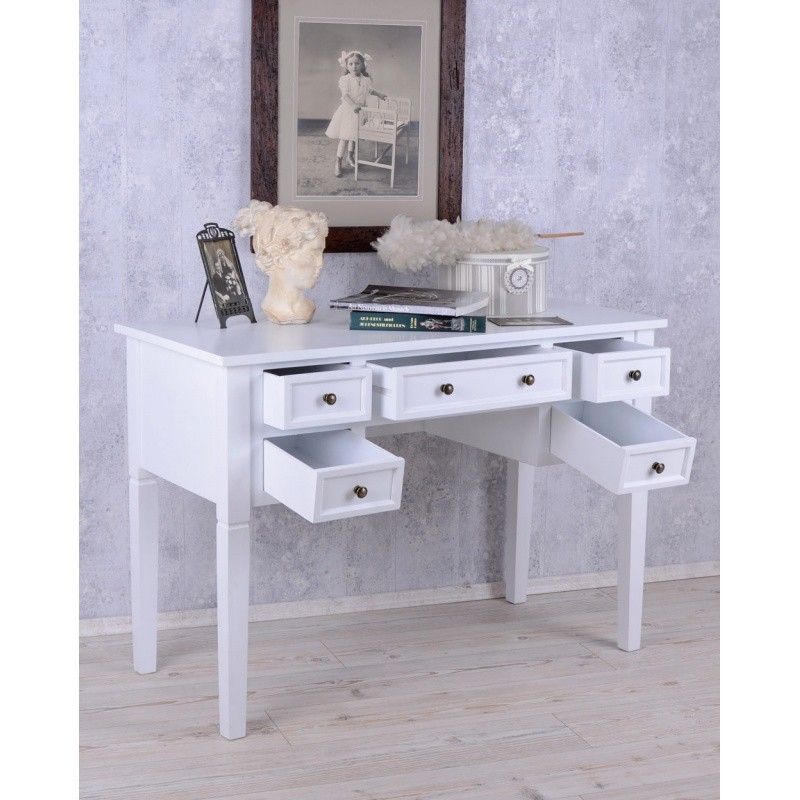 Secretaire din lemn masiv alb