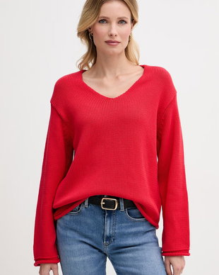 Mos Mosh pulover damski din bumbac