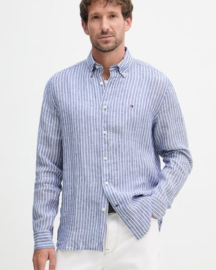 Tommy Hilfiger cămașă pentru bărbați, din in