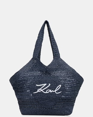 Karl Lagerfeld tote bag pentru femei împletită K/SIGNATURE