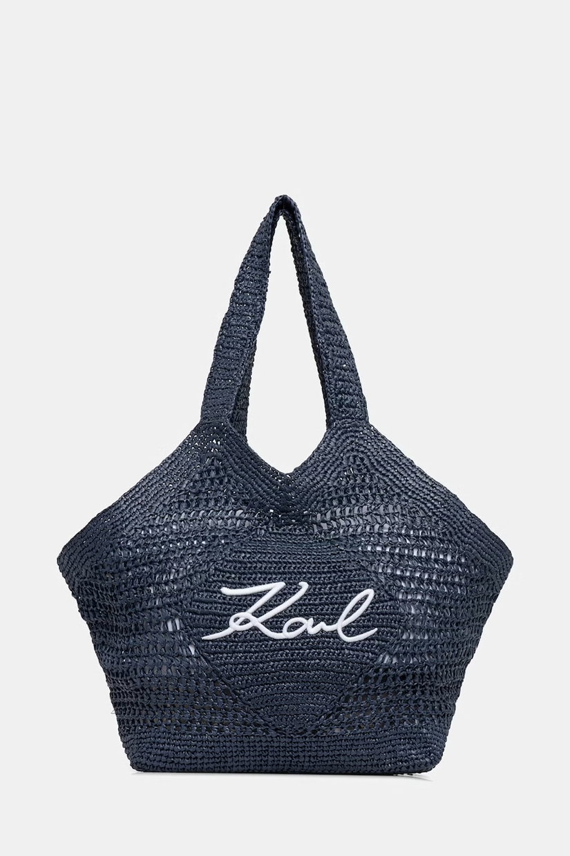 Karl Lagerfeld tote bag pentru femei împletită K/SIGNATURE