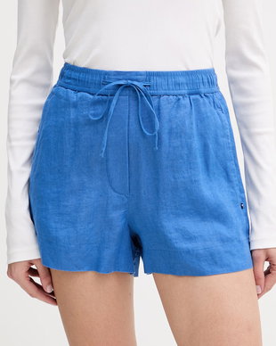 Tommy Hilfiger pantaloni scurți pentru femei, din in