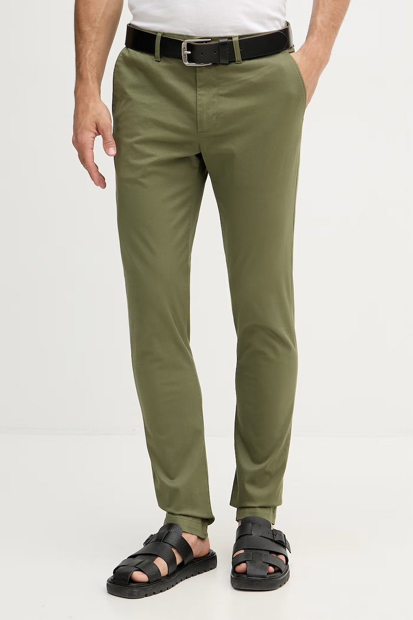 Tommy Hilfiger pantaloni slim fit pentru bărbați cu bumbac