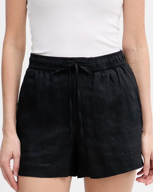 Tommy Hilfiger pantaloni scurți pentru femei, din in