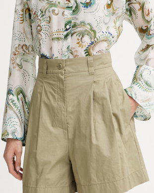 Weekend Max Mara pantaloni scurți pentru femei, din bumbac ARMONIA