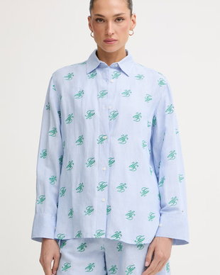 Tommy Hilfiger cămașă pentru femei, cu SUMMER